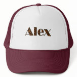 ALEX Name-Branded Personalised Fashion Cap Mesh Hats