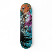 Alex Pardee "Stoomach Bodies" Custom Skate Board