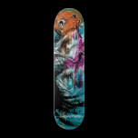 Alex Pardee "Stoomach Bodies" Custom Skate Board