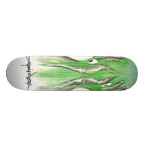 Alex Pardee "Toxic Lazyface" skateboards