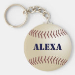 Alexa Baseball Keychain