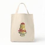 Alexa -Celebration Cake Personalized Grocery Bag