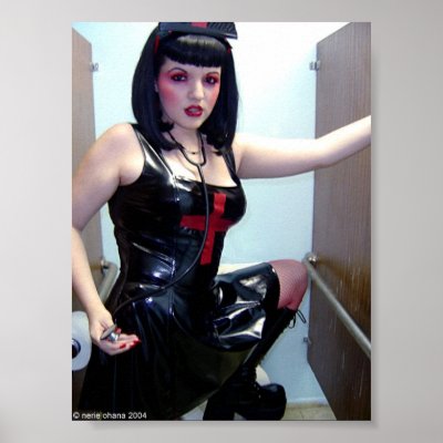 Alexa Fetish Nurse Poster by glamourzombie