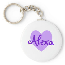 Alexa in Purple Keychains