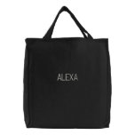 ALEXA - Simple Monogrammed Tote Bag