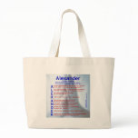 Alexander Acrostic Canvas Bag