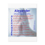 Alexander Acrostic Post Cards