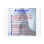 Alexander Acrostic Postcards