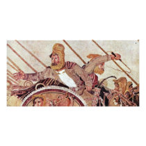 Alexander Battle  By Meister Der Alexanderschlacht Customized Photo Card