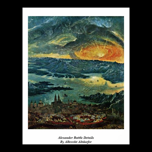 Alexander Battle Details By Albrecht Altdorfer Poster