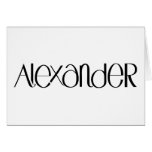 Alexander black Card