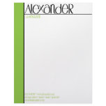 Alexander black Letterhead
