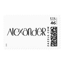 Alexander black Stamp
