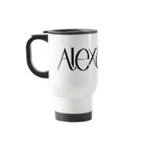 Alexander black Travel Mug