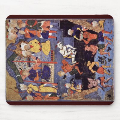 Alexander Building A Wall Against Gog And Magog By Mousepads by Artcollection