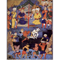 Alexander Building A Wall Against Gog And Magog By Acrylic Cut Out