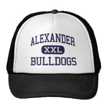 Alexander - Bulldogs - High School - Laredo Texas Trucker Hats