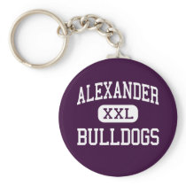 Alexander - Bulldogs - High School - Laredo Texas Keychains
