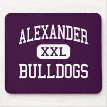 Alexander - Bulldogs - High School - Laredo Texas Mouse Pads