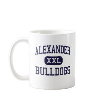 Alexander - Bulldogs - High School - Laredo Texas Coffee Mugs