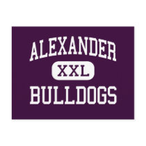 Alexander - Bulldogs - High School - Laredo Texas Post Cards
