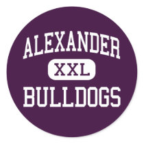 Alexander - Bulldogs - High School - Laredo Texas Sticker