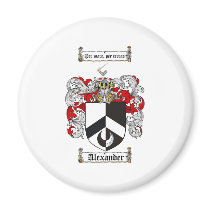 Alexander Coat of Arms / Alexander Family Crest magnets