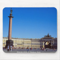 Alexander column, St. Petersburg, Russia Mousepads