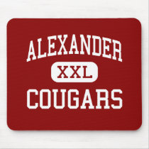 Alexander - Cougars - High - Douglasville Georgia mousepads