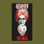 Alexander, Crystal Seer Knows, Sees, Tells All canvas prints