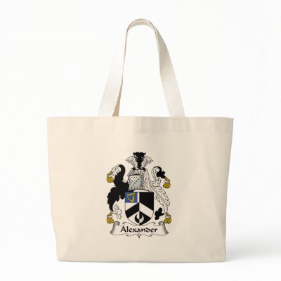 Alexander Family Crest Tote Bag by coatsofarms