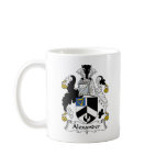 Alexander Family Crest Coffee Mugs