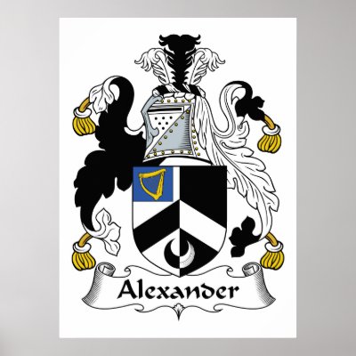 Alexander Family Crest Poster by coatsofarms