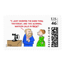 alexander graham bell calls sick telephone postage