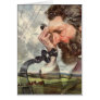 Alexander Graham Bell Talking on the Telephone Card