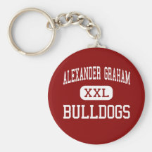 Alexander Graham - Bulldogs - Middle - Charlotte Key Chains