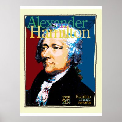Alexander Hamilton poster by Rovere