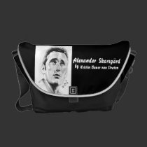 "Alexander Skarsgard" by Kristin Bauer messenger bags
