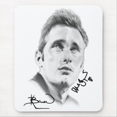 "Alexander Skarsgard" by Kristin Bauer Mouse Pads by Amanda_Foundation