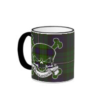 Alexander Tartan Skull Mug