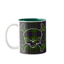 Alexander Tartan Skull No Banner Mug
