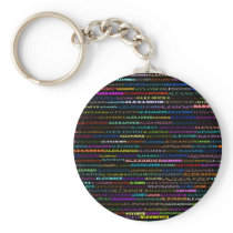 Alexander Text Design I Keychain