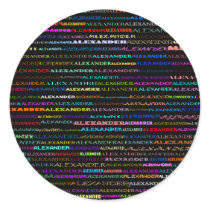 Alexander Text Design I Sticker