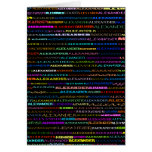 Alexander Text Design I Vertical Greeting Card