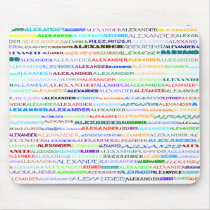 Alexander Text Design II Mousepad