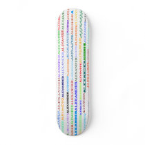 Alexander Text Design II Skateboard by SjStevenson Alexander Text Design II Skateboard