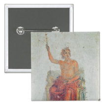 Alexander the Great, possibly as Zeus Pinback Buttons