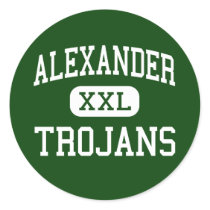 Alexander - Trojans - High - Alexander New York Sticker