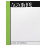 Alexander white Letterhead