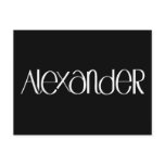 Alexander white Postcard
